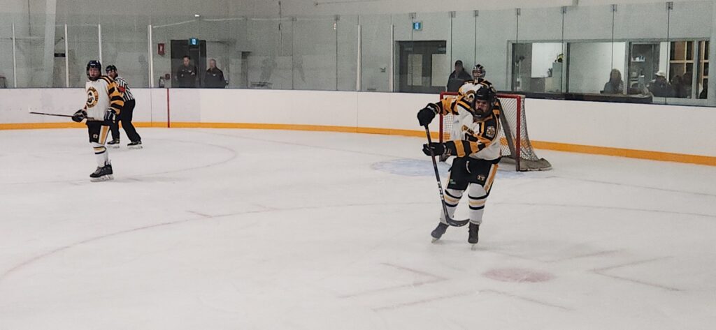 Les Cougars de Vankleek Hill sont revenus de leur congé des fêtes avec un week-end de deux matchs contre les Volants de Gatineau-Hull et les Castors de Cumberland. Ils ont étés défaits 3-1 face au Gatineau-Hull Volant vendredi soir avant de vaincre les Castors de Cumberland 3-0 samedi.