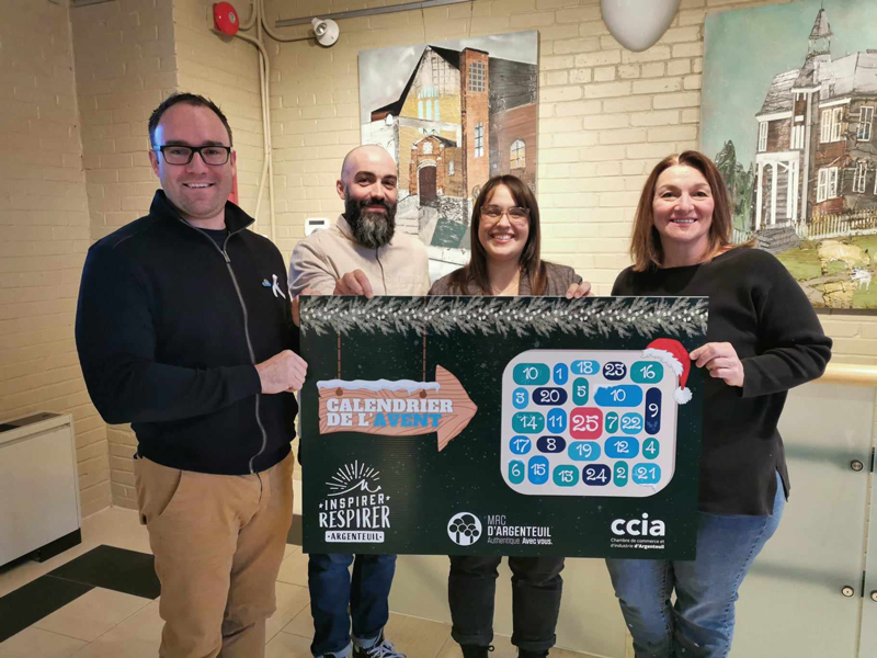Du 1er au 25 décembre les pages Facebook et Instagram d’Inspirer. Respirer. Argenteuil seront animées par des publications révélant l’entreprise du jour qui offrira une promotion exclusive dans son commerce ou sa boutique en ligne.