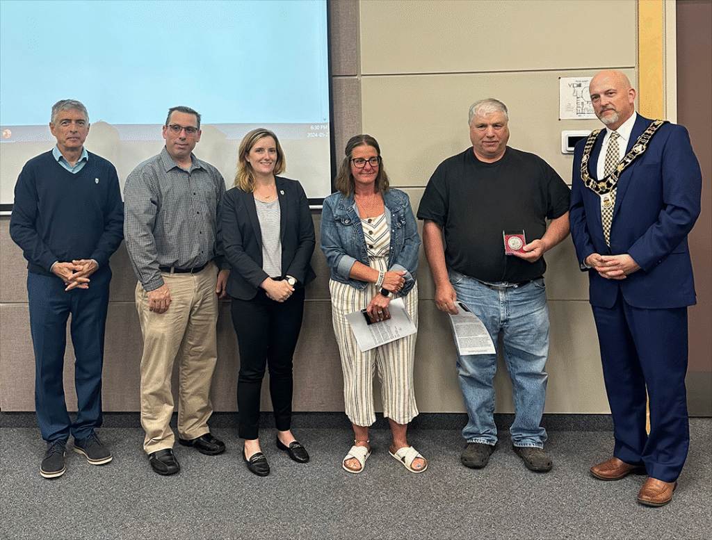 During the latest Russell council meeting on May 27, Council awarded Lynne Perras and Daniel St Pierre with Citizen Recognition Awards for their courage during the recent bus accident on April 22.