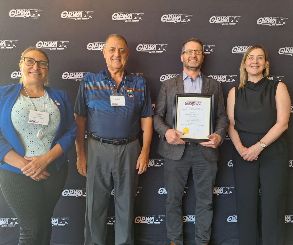 La municipalité de Casselman a reçu le prix du projet de travaux publics de l'année 2023 pour les petites municipalités dans la catégorie de l’environnement pour sa configuration du LagoonGuard™, une technologie de type bioréacteur à lit mobile (MBBR), la première à être installée et exploitée en Ontario.
