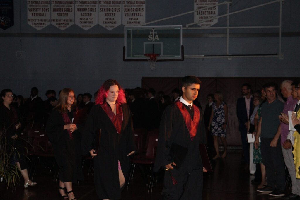 St. Thomas Aquinas High School hosted its annual graduation ceremony for the class of 2024 on June 26 with 114 students walking across the stage.