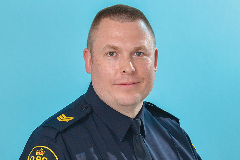 Members of the Russell County Detachment of the Ontario Provincial Police are visiting grocery stores across the region on July 13 and July 14, 2024, raising funds for the CHEO Sergeant Eric Mueller Memorial Endowment Fund.
