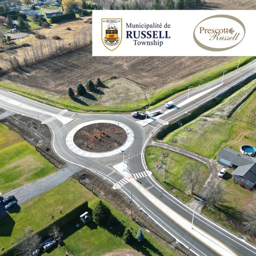 La municipalité de Russell remercie ses résidents pour leur patience durant ce projet visant à améliorer la circulation à Limoges.
