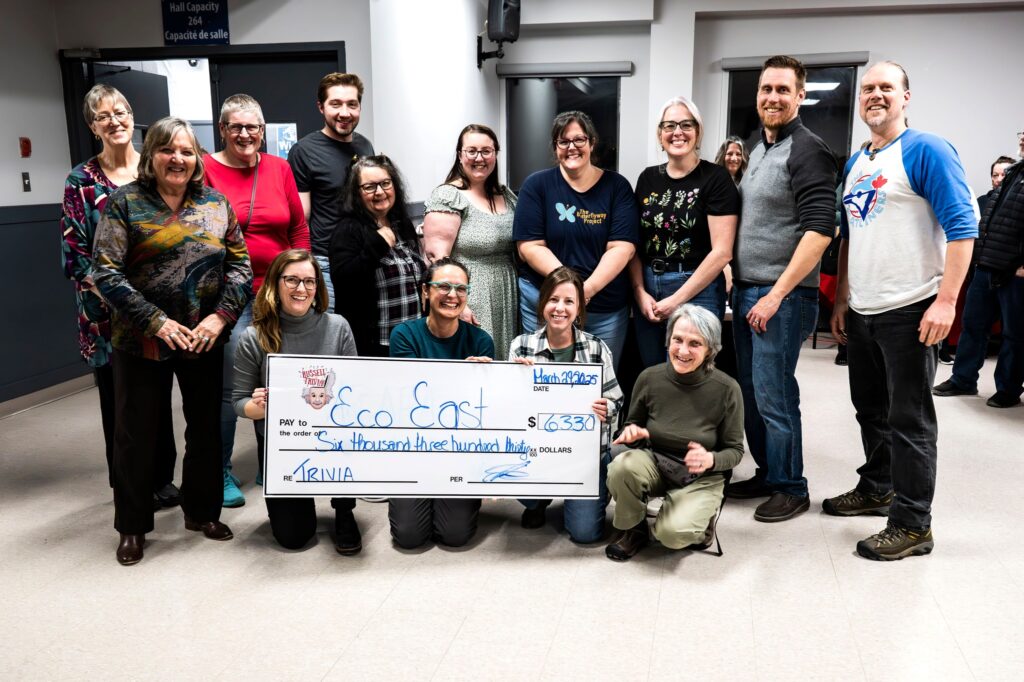 Trivia Night raised $6,330 for Eco East, supporting local tree planting and pollinator gardens that help protect wildlife and promote sustainability in Prescott-Russell.