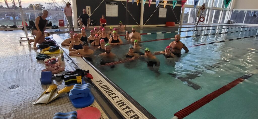 The Clarence-Rockland EMC3 Master Swim Club meets three times a week at the Rockland YMCA.