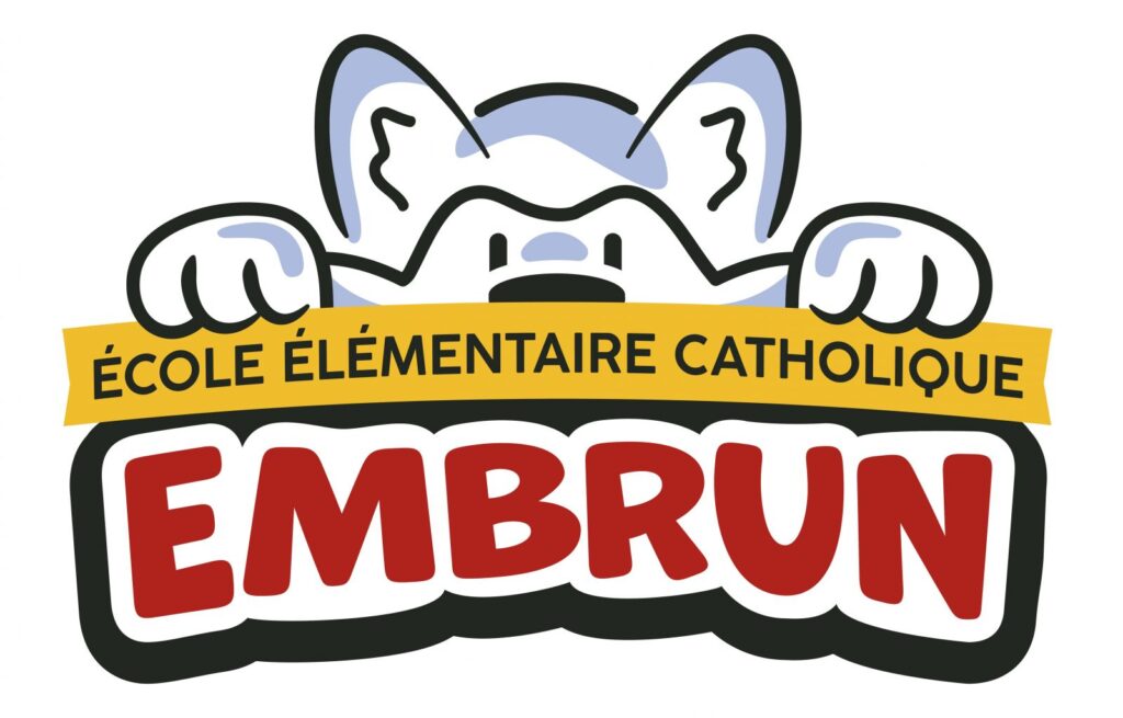 Le nouveau logo de l’École élémentaire catholique Embrun met en vedette Miko, la mascotte husky. Symbole de détermination, d’esprit d’équipe et de croissance, il reflète la fierté francophone et catholique de la communauté scolaire, ainsi que son engagement envers un avenir dynamique et inclusif.
