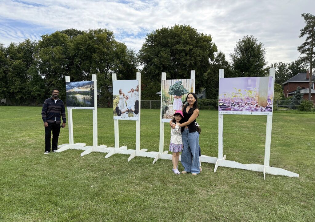 The winning photos for the fourth edition of the Photo Expo show Ashique Azmal Rushdi (left) with his portrait “Reflections of Home” and Hannah Mitchell (right) with her portrait “Growing More Than Food”.