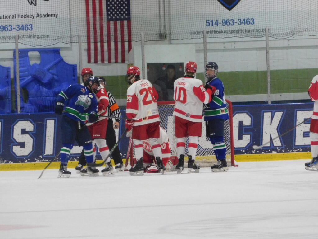 The Hawkesbury Hawks and the Pembroke Lumber Kings squared off last week.