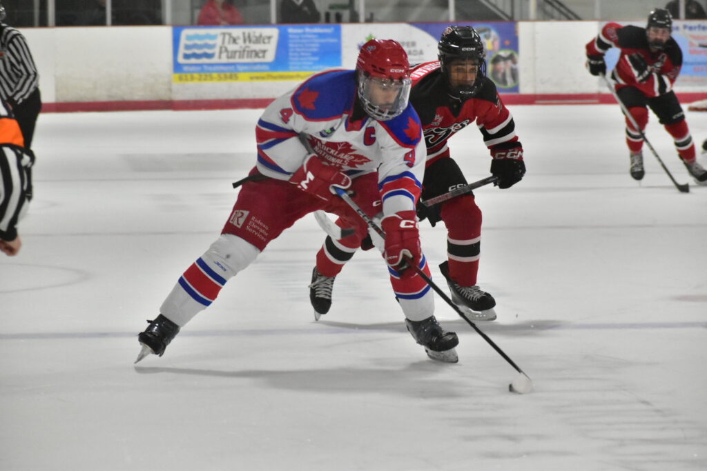 Le capitaine des Rockland Nationals, Mathys Laurent.