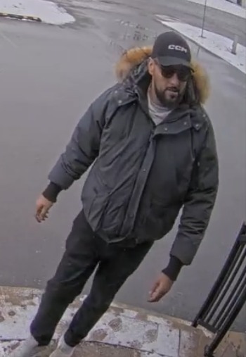 Police are asking for the public’s help to identify this individual in connection with a theft reported at the Embrun Arena on December 6, in which cash and credit cards were stolen and later used locally.