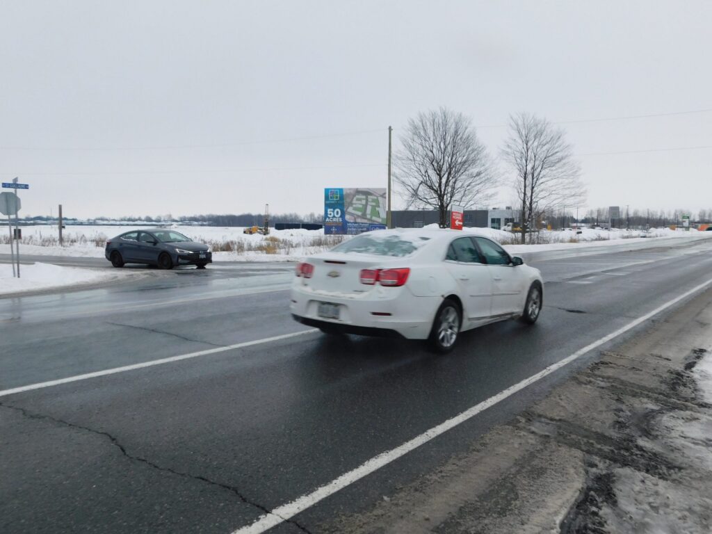 Le projet de nouveau rond-point à l'intersection de la route 300 et du chemin Guillaume à Embrun coûtera moins cher que prévu.