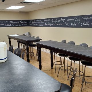 La salle de cours de cuisine de l’Académie Gourmet.