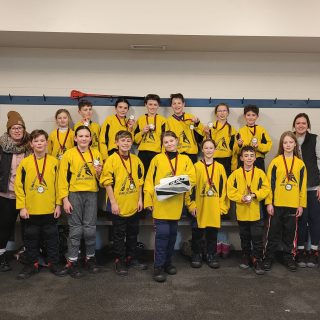 The Russell Golden Knights and Russell Navy teams won the gold medal in their respective categories over the January 12 weekend.