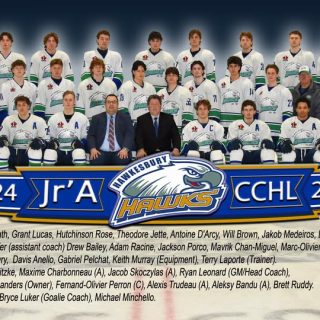 Fait rare pour l'équipe Junior A, les Hawks de Hawkesbury ne participeront pas aux playoffs cette saison suite à une défaite lors de leur dernier match de la saison régulière face aux Navan Grads. (Hawkesbury Hawks, Facebook)