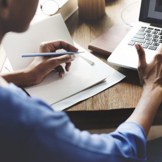 African Woman Working Design Creative Concept