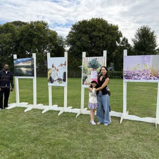 The winning photos for the fourth edition of the Photo Expo show Ashique Azmal Rushdi (left) with his portrait “Reflections of Home” and Hannah Mitchell (right) with her portrait “Growing More Than Food”.