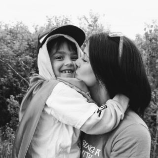 Christiane Aupry and her 12-year-old son Antoine, who lives with cystic fibrosis. Mrs. Aupry has been raising funds to find a cure for cystic fibrosis since 2023.