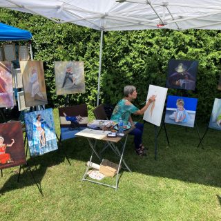 Art in garden