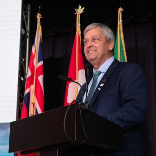 The United Counties of Prescott and Russell (UCPR) held its annual Prefects' Banquet at the Vankleek Hill Collegiate Institute on Saturday, November 23, celebrating Mayor Normand Riopel of Champlain Township, who was completing his second term as Prefect.