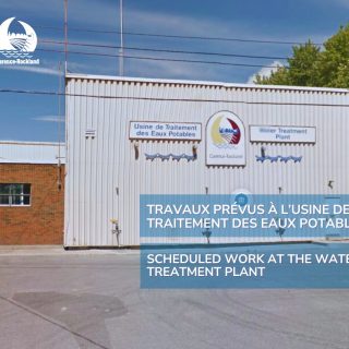 La Cité de Clarence-Rockland a annoncé que l'usine de traitement d'eau de Clarence-Rockland fera l'objet d'un entretien essentiel du 2 au 12 décembre