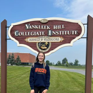 Olivia St. Denis won the prestigious Chernoff Family Award, worth $48,000 for a student attending Queen’s University in Kingston. The Vankleek Collegiate Institute graduate plans to pursue a career in medicine.