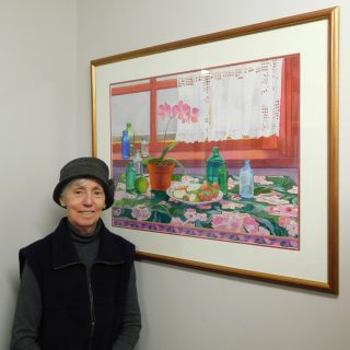Jeanne Doucet, artiste de Treadwell, est la dernière artiste locale à participer au projet Art in the Libraries du comité de la bibliothèque Alfred-Plantagenet. Plusieurs de ses œuvres sont exposées à la bibliothèque Plantagenet. (Gregg Chamberlain)