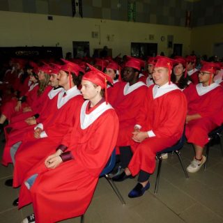 The Class of 2023 of Vankleek Collegiate Institute includes more than five dozen students who are now ready for the next adventure in their lives. —photo Gregg Chamberlain