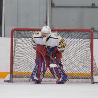 Vankleek Hill Cougars netminder Mael Gendron.