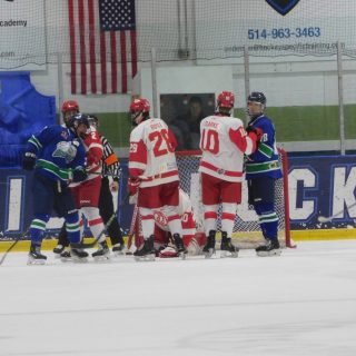 The Hawkesbury Hawks and the Pembroke Lumber Kings squared off last week.