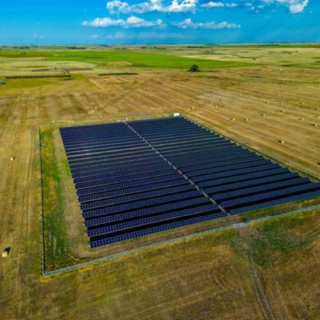 A Toronto company specializing in green energy projects wants to set up a solar farm in East Hawkesbury Township. Above is an example of a similar project in Saskatchewan.