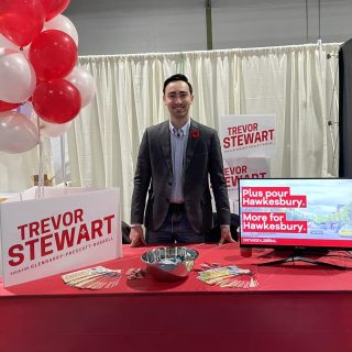 Trevor Sterwart est le candidat du Parti libéral de l'Ontario pour la circonscription de Glengarry-Prescott-Russell.
