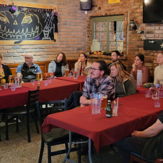 Une vingtaines de producteurs agricoles et de partenaires ont assisté à une soirée organisée
par Abrinord au Caucus de Lachute. (Photo gracieuseté Abrinord)