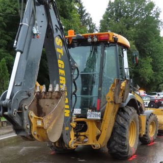 La signalisation déficiente est l’une des causes qui ont mené au décès d’un signaleur à Pine Hill l’été dernier. (Photo gracieuseté CNESST)