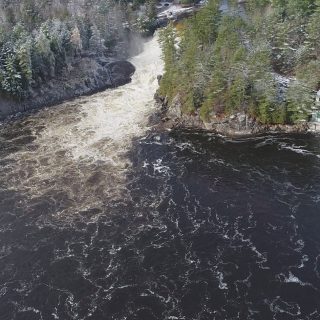 Le centrale Chute-Bell, située sur la rivière Rouge, a été construite en 1915 et a été en fonction jusqu’en 2011. (Hydro-Québec)