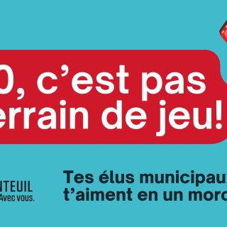 La campagne de sensibilisation de la MRC d’Argenteuil est déjà en branle alors que cette affiche fait le tour des plateformes des municipalités membres. (Photo Facebook)
