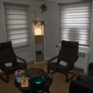 Le nouveau Salon Zen, une pièce dédiée à la relaxation favorisant la détente et le
ressourcement, a été inauguré au Centre aux Sources. (Francis Legault, EAP)